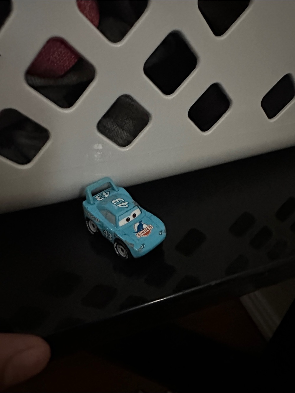 Disney Light Blue Mini Race Car Toy